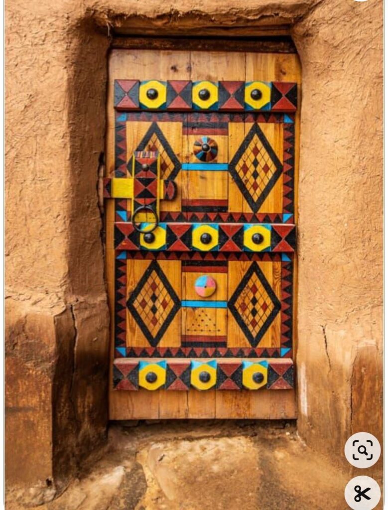 رسم دهان ابواب تراثي