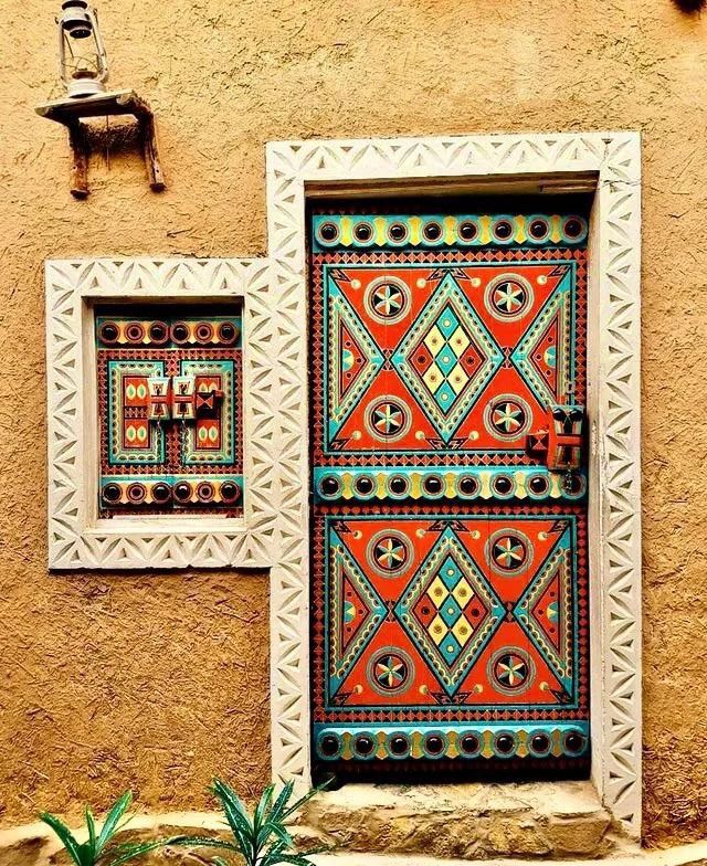 رسم دهان ابواب تراثي